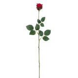 Fir boboc trandafir decorativ,plastic,rosu,60 cm, Oem