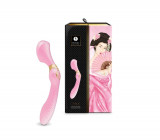 Shunga ZOA - Vibrator cu 10 Funcții de Vibrație, Roz, 26,5 cm, Orion