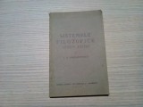 SISTEMELE FILOZOFICE - Studiu Critic - I. D. Protopopescu - Editura Tiparul &quot;Oltenia&quot;, 1937, 124 p.