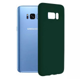 Cumpara ieftin Husa Samsung Galaxy S8 Plus Silicon Verde Slim Mat cu Microfibra SoftEdge