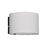 Aplica perete Klausen Softy AP1 Alb, corp iluminat interior textil modern 12x20.5x18 cm, soclu E27, design minimalist, lumina ambientala caldura