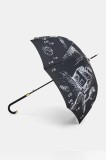 Moschino umbrelă culoarea negru, 8979