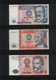 Set Peru 10+50+100+500+1000+5000 intis 1987-88