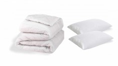 Set Confort Somnart pilota 200x220 cm + 2 perne 50x70 cm, microfibra Relax KipRoom