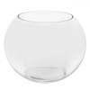 Vază Decorativă Sticlă, Rotundă, Culoare Transparentă, Diametru 30x24.5 cm, Oem