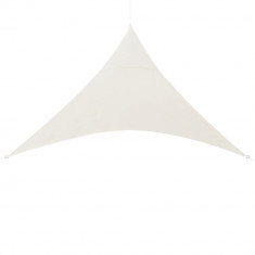 [en.casa]? Copertina parasolar rezistenta la apa, 500 x 500 x 500 cm, poliester/poliuretan, triunghulara, culoarea nisipului HausGarden Leisure foto