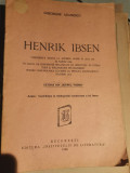 1928 Gh. Adamescu Henrik Ibsen conferinta tinuta la Ateneul roman