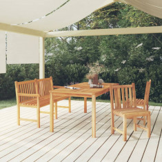 Set mobilier pentru gradina, 4 piese, lemn masiv de tec GartenMobel Dekor