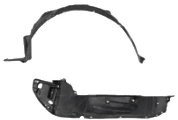 Carenaj roata Honda Civic Sedan (Es), 01.2004-09.2005, partea Dreapta, Fata, 74101S5AJ00, 3828FP1T