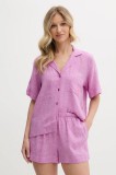 Dkny set de pijama de in culoarea violet, YI90054