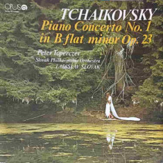 Disc vinil, LP. Piano Concerto No.1 In B Flat Minor Op. 23-Tchaikovsky, Peter Toperczer, Slovak Philharmonic Orc