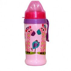 Cana Sport cu Toarta Zoo 360 ml Pink foto