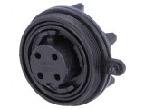 Conector Circular Soclu Mamă 4 PIN IP68 Buccaneer