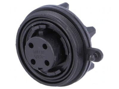 Conector Circular Soclu Mamă 4 PIN IP68 Buccaneer foto