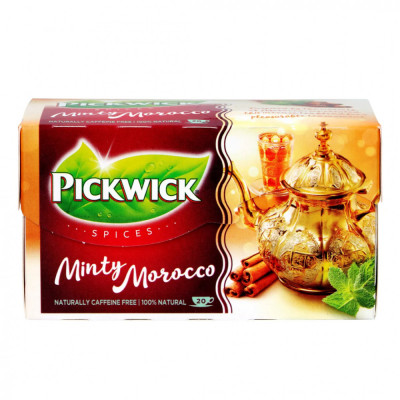 Ceai Pickwick Delicious Spices - Infuzie - Minty Morocco - Fara Cofeina - 20 X 2 Gr./pachet foto