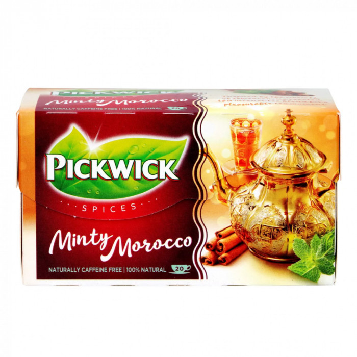 Ceai Pickwick Delicious Spices - Infuzie - Minty Morocco - Fara Cofeina - 20 X 2 Gr./pachet