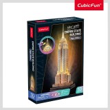 Cumpara ieftin Cubic Fun - Puzzle 3D led Empire State Building 37 piese