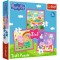 Puzzle trefl 3in1 peppa pig si prietenii