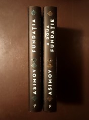 Isaac Asimov - Seria Fundația vol. 1 + 3 (Fundația; A Doua Fundație) (Paladin, cartonate)