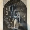 Frans van Mieris cel Bătr&acirc;n, Pictorul &icirc;n atelierul său, litografie, 1837