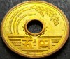 Moneda 5 YEN - JAPONIA, anul 1995 *cod 2770 - Heisei, Asia