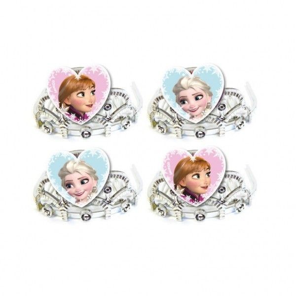 Coronite Tiara Frozen set 4 buc Coronite Tiara Frozen set 4 buc