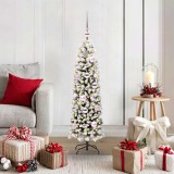 VidaXL Brad de Crăciun artificial Verde 120 cm PVC și oțel și plastic 3394998