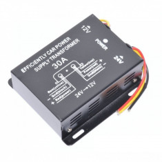 Convertor Auto 24-12V DC, 30A 360W de Tensiune