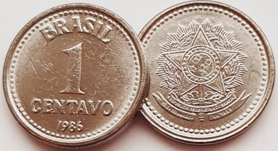 2504 Brazilia 1 centavo 1986 km 600 aunc-UNC foto