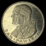 Moneda Polonia 1000 Zloti 1982 Argint 625 Papa Ioan Paul II 14.5g