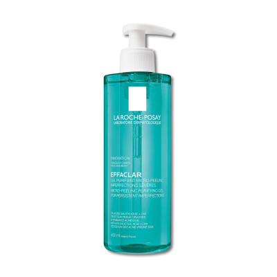 Gel Curatare Micro-Exfoliant Pentru Ten Acneic Effaclar, 400 ml, La Roche Posay foto