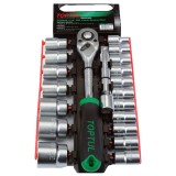 Set tubulare cu clichet 1 2 6Pt