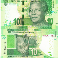 Africa de Sud 10 Rand 2012 P-133 UNC