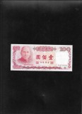 Rar! Taiwan 100 yuan 1987 seria879250 xf-aunc