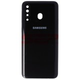 Capac Baterie Samsung Galaxy M30 M305F Negru Original + Geam Camera, Butoane Laterale