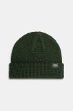 Dickies căciulă Woodworth Waffle Beanie culoarea verde, DK0A4XFD