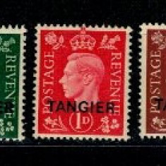 Tangerul Britanic 1937 - Regele George VI, supr., serie neuzata