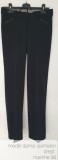 Pantaloni Dama Drepti, Talie Normala, Marime 38. Calitate Plus. 