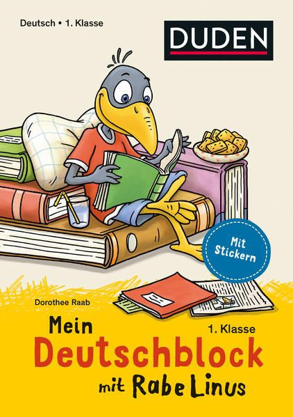 Mein Deutschblock mit Rabe Linus - 1. Klasse