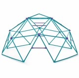 Structura Catarat Metal Copii Climbing Dome Plum Phobos 300 cm, Verde/Violet, Max 50kg, 3+ ani, Exterior