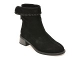 Ghete EPICA negre, 258010, din piele intoarsa