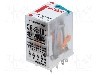 Releu electromagnetic, 48V DC, 6A, 4PDT, serie R4N, RELPOL - R4N-2014-23-1048-WT