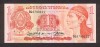 HONDURAS █ bancnota █ 1 Lempira █ 1989 █ P-68c █ UNC █ necirculata