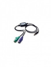 Cablu Adaptor Aten UC10KM-AT PS/2 la USB 90cm Negru foto