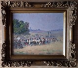 Cumpara ieftin Pandele (Pan) Ioanid (1878-1956)-Horă pe deal, pictură &icirc;n ulei