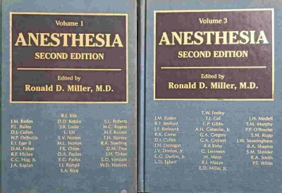 ANESTHESIA VOL.1 SI 3-EDITED BY RONALD D. MILLER, M.D.-247046 foto