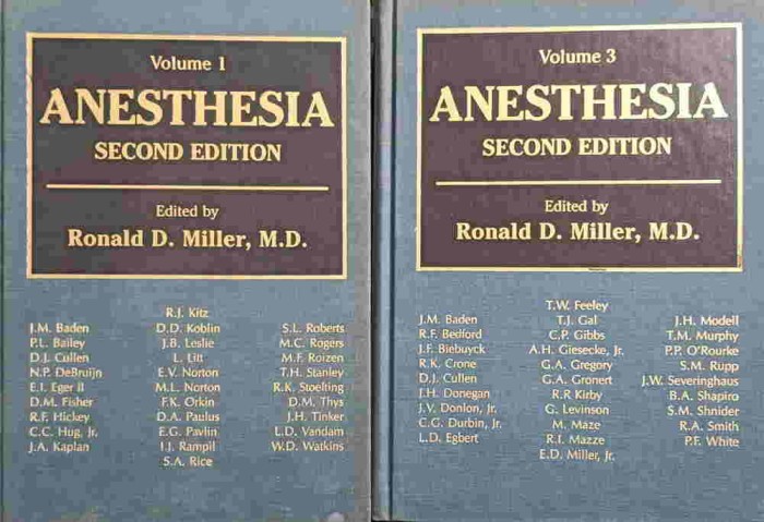 ANESTHESIA VOL.1 SI 3-EDITED BY RONALD D. MILLER, M.D.-247046