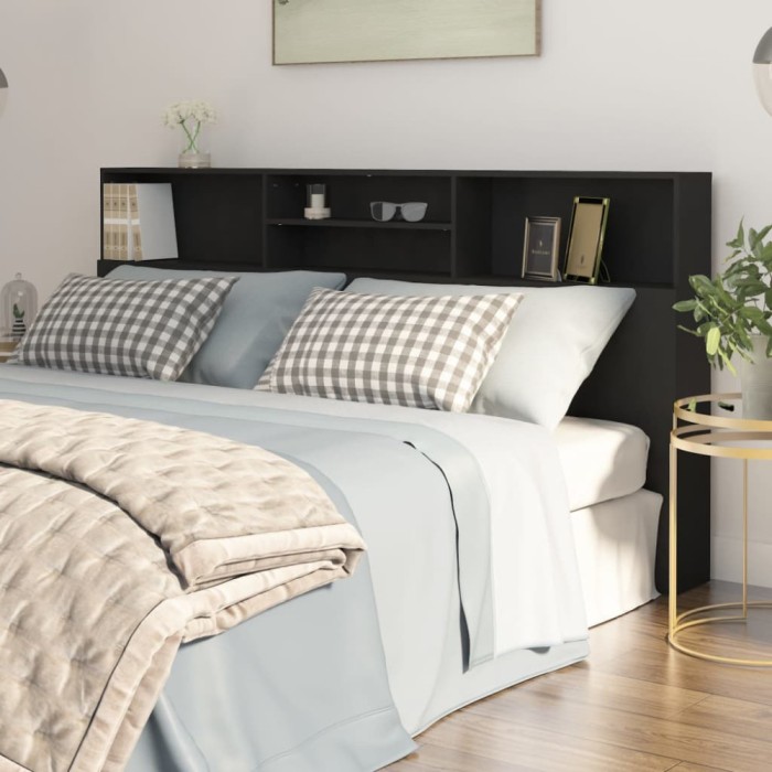 vidaXL Dulap tăblie, negru, 200x19x103,5 cm 811890