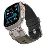 Curea pentru apple watch 1/2/3/4/5/6/7/8/9/10/se/se 2/ultra/ultra 2 (42/44/45/46/49mm) - spigen durapro armor - military green