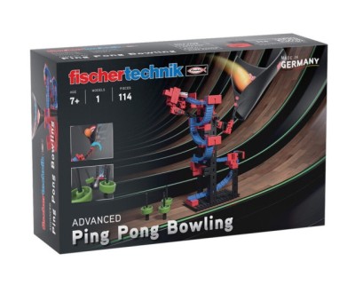 Kit STEM Construieste si joaca Ping pong bowling, Fischertechnik foto